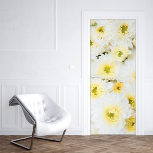 Vinilos decorativos para puertas flores Vinilos decorativos para puertas flores
